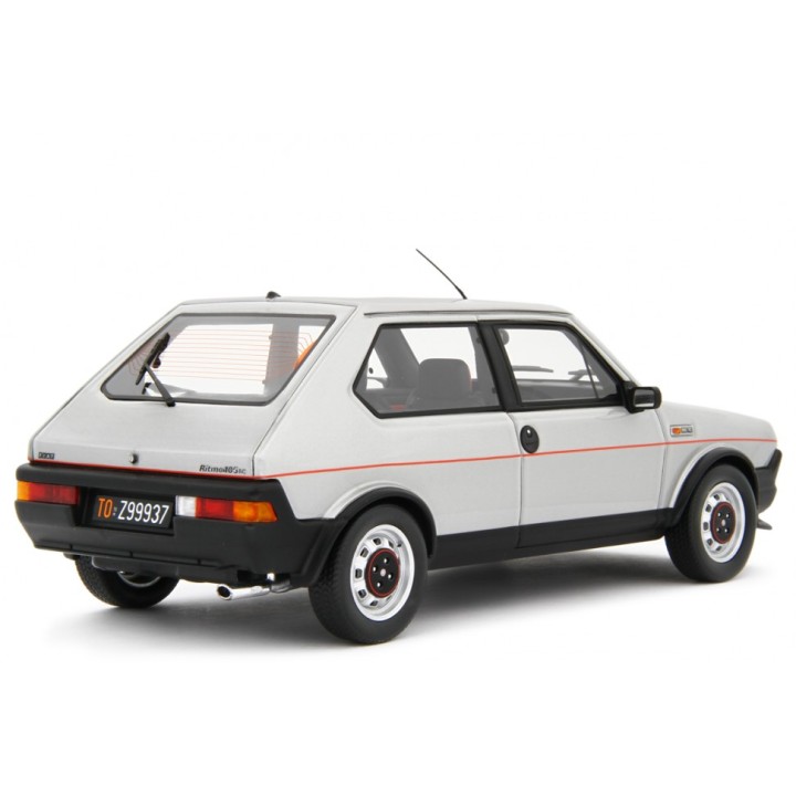 Fiat Ritmo 105 TC 1981 silver, Laudoracing-Model 1/18 scale