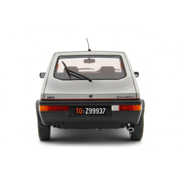 Fiat Ritmo 105 TC 1981 silver, Laudoracing-Model 1/18 scale