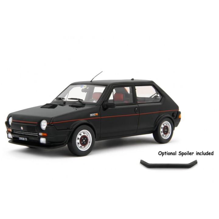 Fiat Ritmo 105 TC 1981 black, Laudoracing-Model 1/18 scale