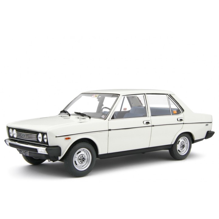 Fiat 131 1600 Mirafiori Special 1974 white, Laudoracing-Model 1/18 scale