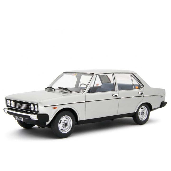 Fiat 131 1600 Mirafiori Special 1974 silver, Laudoracing-Model 1/18 scale
