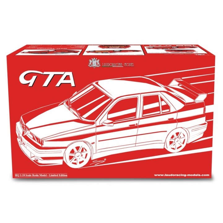 Alfa Romeo 155 GTA Stradale 1993 red, Laudoracing-Model 1/18 scale