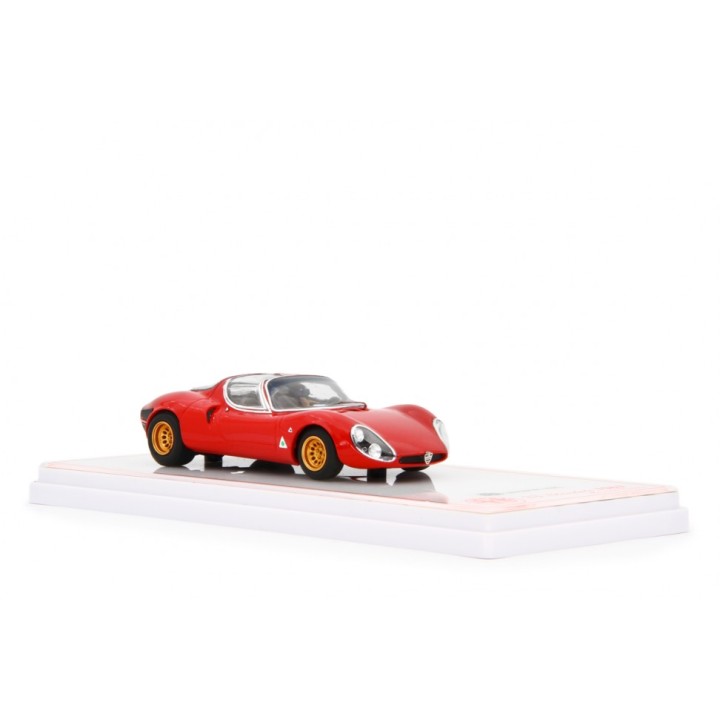 Alfa Romeo 33 Coupe Stradale 1967 Museum Version red, Laudoracing-Model 1/43 scale