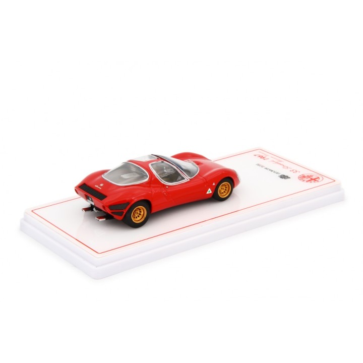 Alfa Romeo 33 Coupe Stradale 1967 Museum Version red, Laudoracing-Model 1/43 scale