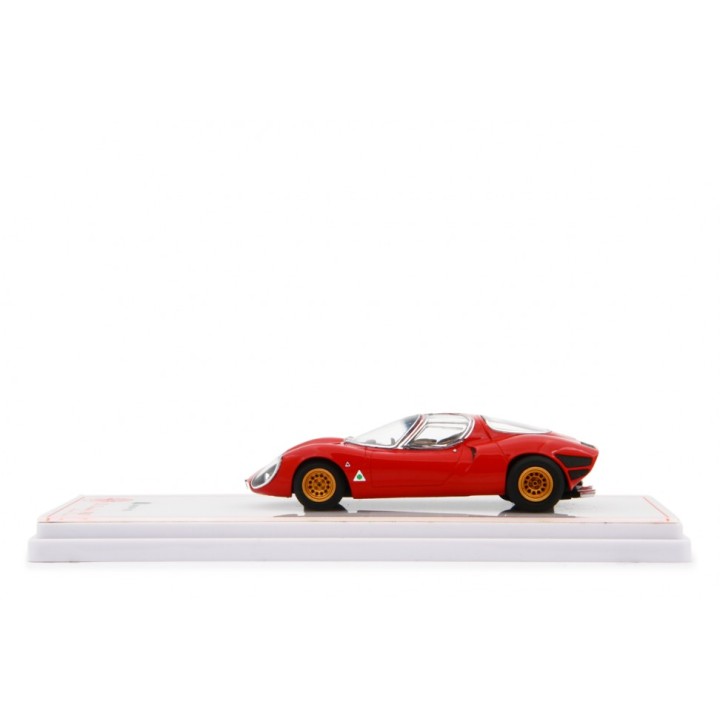 Alfa Romeo 33 Coupe Stradale 1967 Museum Version red, Laudoracing-Model 1/43 scale