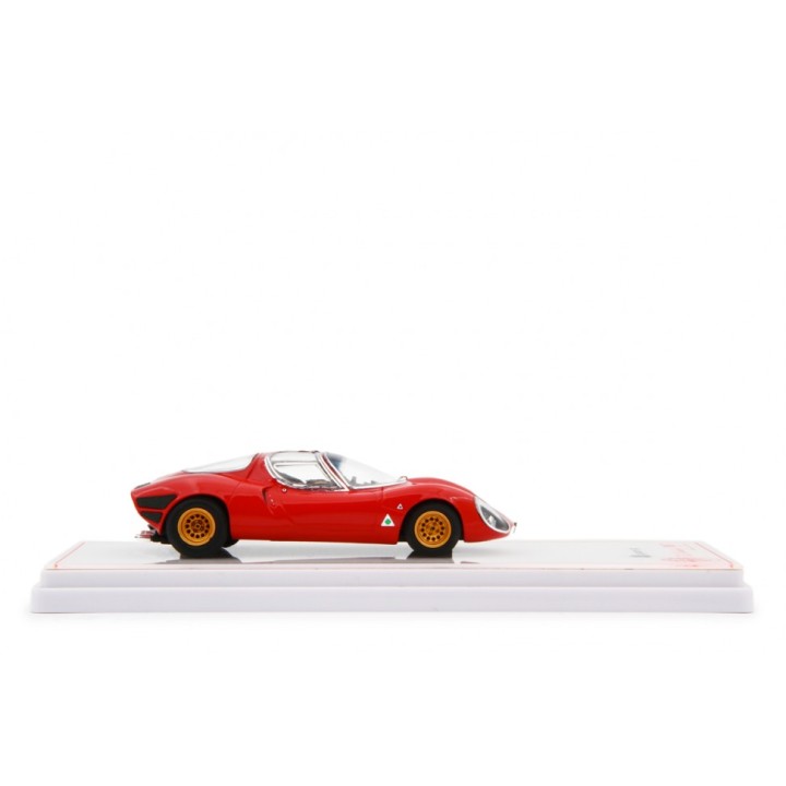 Alfa Romeo 33 Coupe Stradale 1967 Museum Version red, Laudoracing-Model 1/43 scale