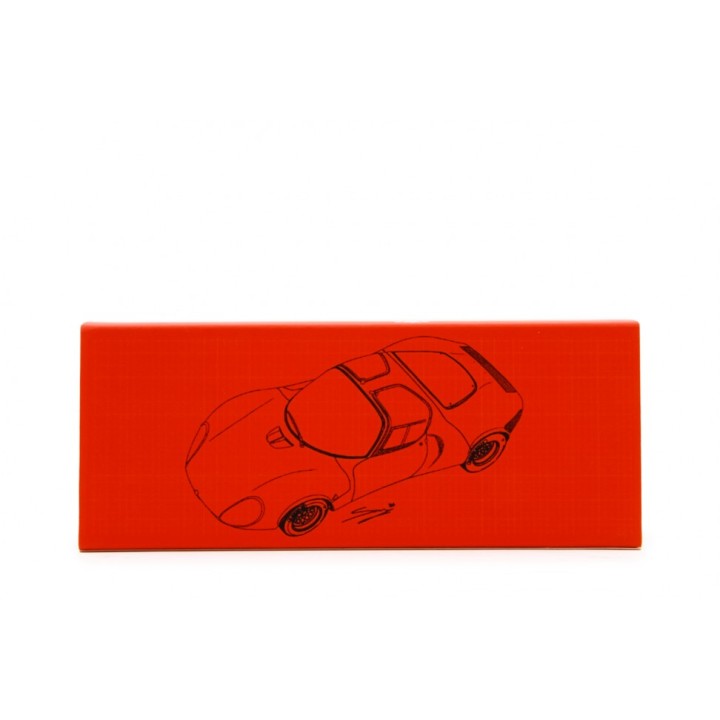Alfa Romeo 33 Coupe Stradale 1967 Museum Version red, Laudoracing-Model 1/43 scale
