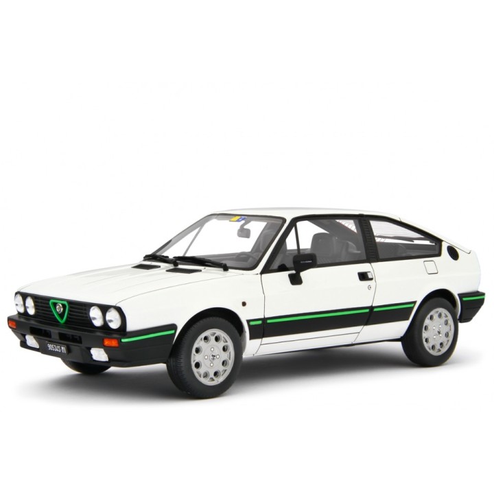 Alfa Romeo Sprint 1.5 Quadrifoglio Verde 1983 white, Laudoracing-Model 1/18 scale