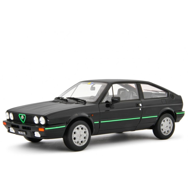 Alfa Romeo Sprint 1.5 Quadrifoglio Verde 1983 black, Laudoracing-Model 1/18 scale