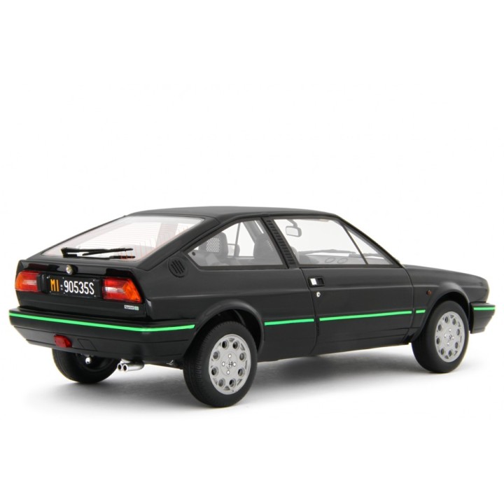 Alfa Romeo Sprint 1.5 Quadrifoglio Verde 1983 black, Laudoracing-Model 1/18 scale