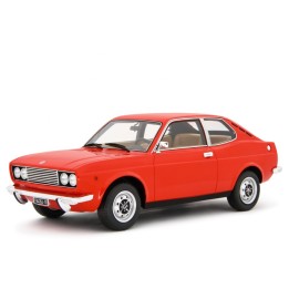 Fiat 128 Coupe 1300 SL 1972 red, Laudoracing-Model 1/18 scale