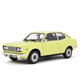 Fiat 128 Coupe 1300 SL 1972 yellow, Laudoracing-Model 1/18 scale