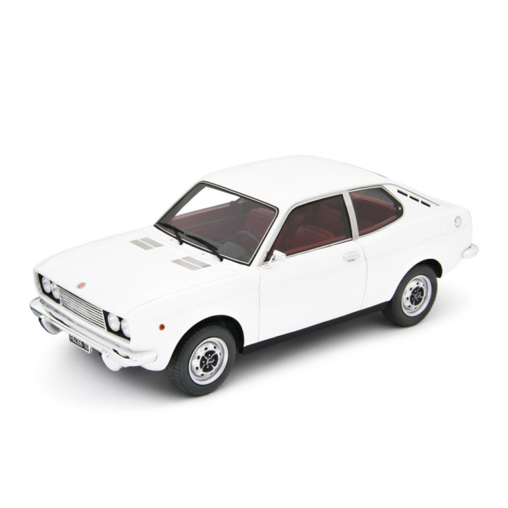 Fiat 128 Coupe 1300 SL 1972 white, Laudoracing-Model 1/18 scale