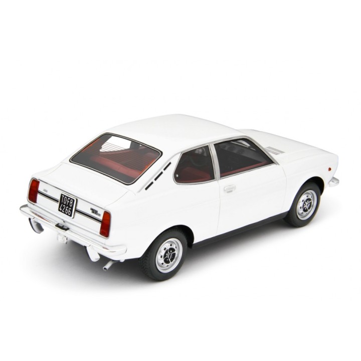 Fiat 128 Coupe 1300 SL 1972 white, Laudoracing-Model 1/18 scale