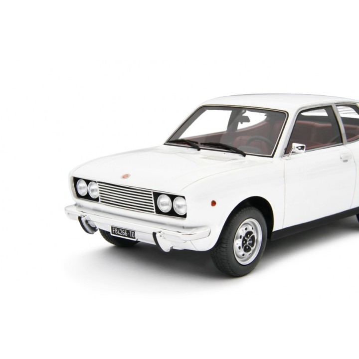 Fiat 128 Coupè 1300 SL 1972 bílá, Laudoracing-Model 1:18