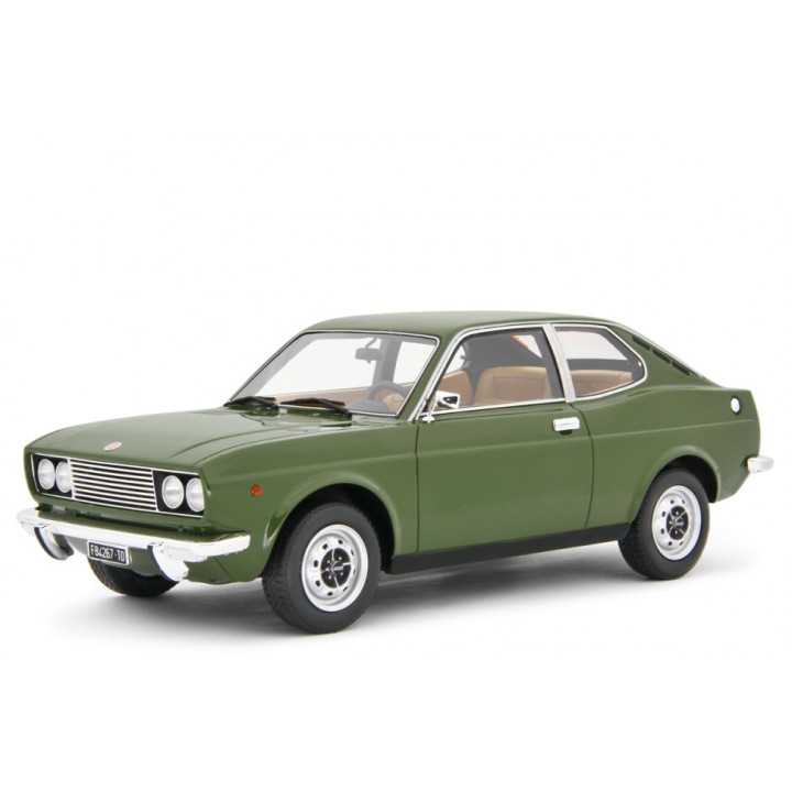 Fiat 128 Coupe 1300 SL 1972 green, Laudoracing-Model 1/18 scale