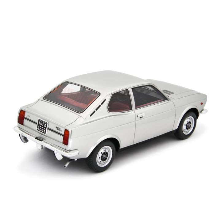 Fiat 128 Coupe 1300 SL 1972 silver, Laudoracing-Model 1/18 scale