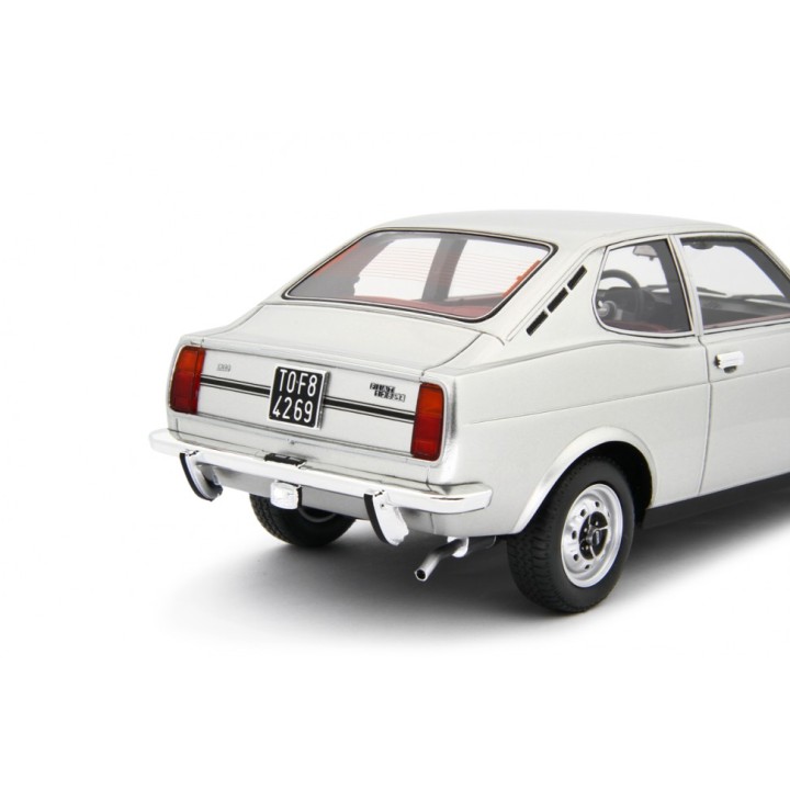 Fiat 128 Coupe 1300 SL 1972 silver, Laudoracing-Model 1/18 scale