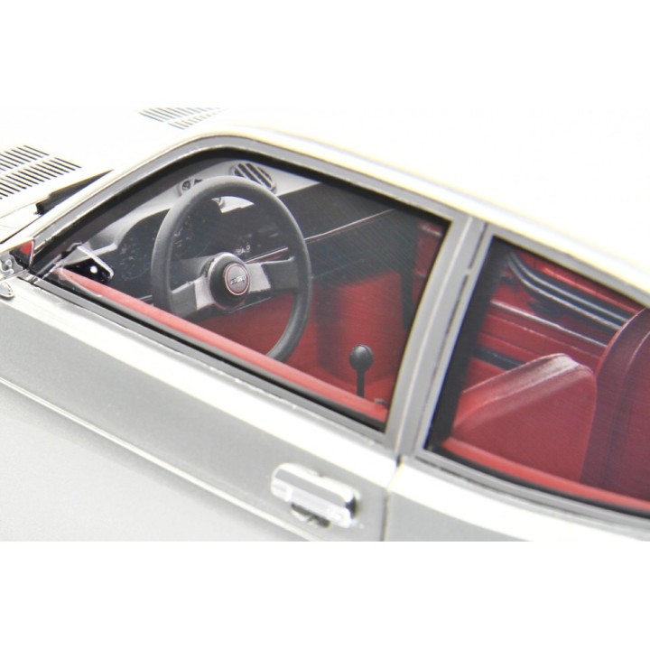 Fiat 128 Coupe 1300 SL 1972 silver, Laudoracing-Model 1/18 scale