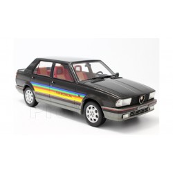 Alfa Romeo Giulietta 2.0 Turbodelta 1983 black with stripes, Laudoracing-Model 1:18