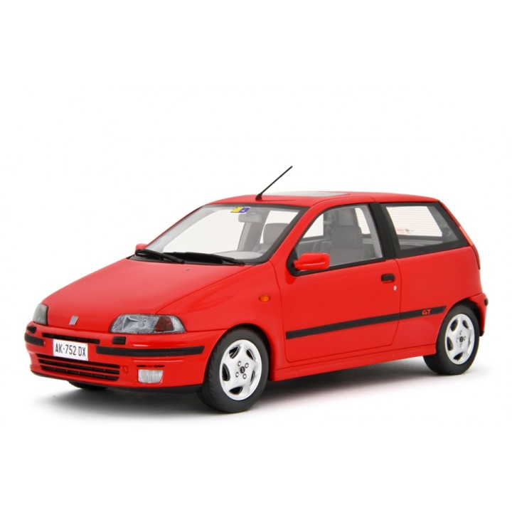 Fiat Punto GT 1400 1996 red, Laudoracing-Model 1/18 scale