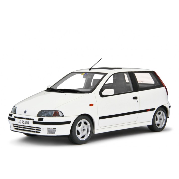 Fiat Punto GT 1400 1996 white, Laudoracing-Model 1/18 scale
