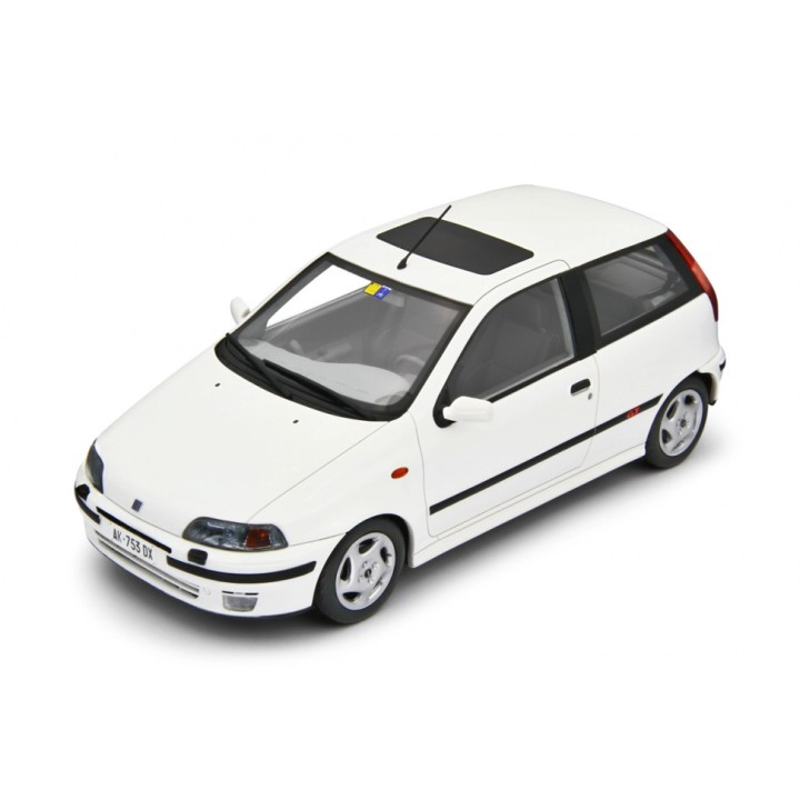Fiat Punto GT 1400 1996 white, Laudoracing-Model 1/18 scale