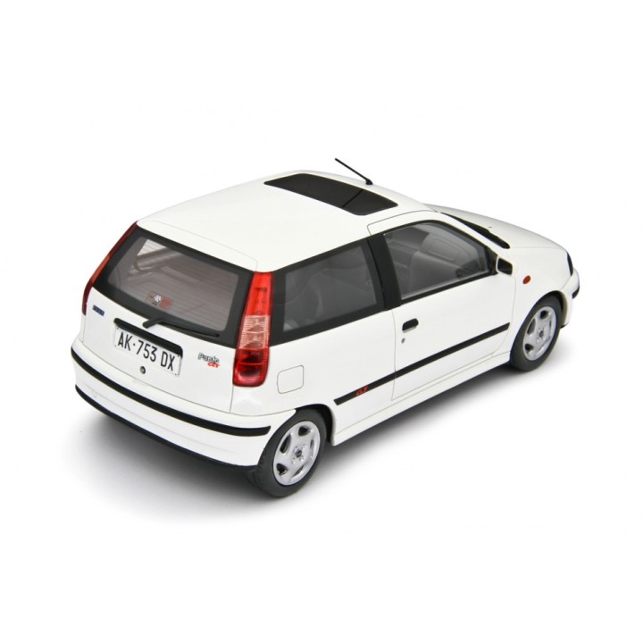 Fiat Punto GT 1400 1996 white, Laudoracing-Model 1/18 scale