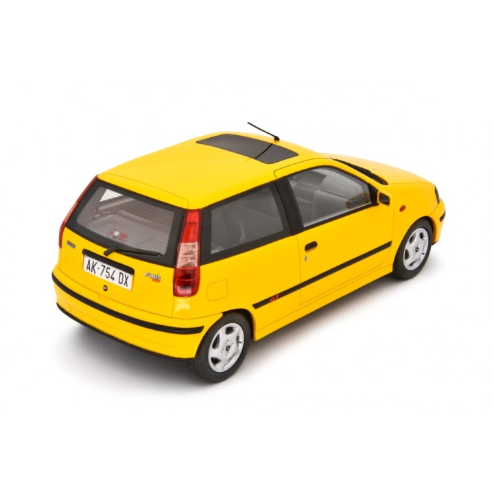 Fiat Punto GT 1400 1996 yellow, Laudoracing-Model 1/18 scale