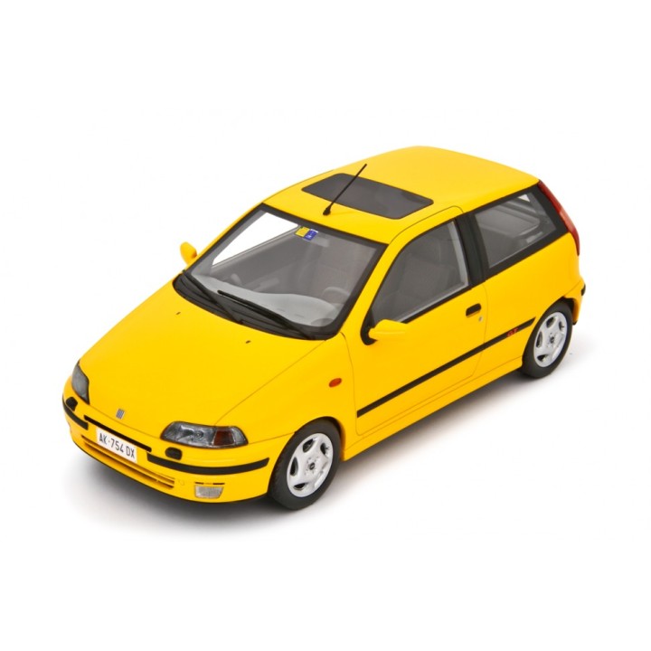 Fiat Punto GT 1400 1996 yellow, Laudoracing-Model 1/18 scale