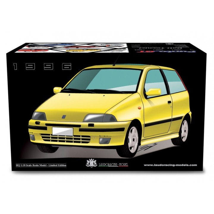 Fiat Punto GT 1400 1996 black, Laudoracing-Model 1/18 scale