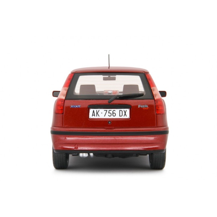 Fiat Punto GT 1400 1996 red, Laudoracing-Model 1/18 scale