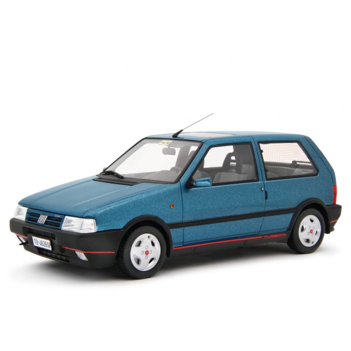 Fiat Uno Turbo i.e. 1.4 1990 modrá, Laudoracing-Model 1:18