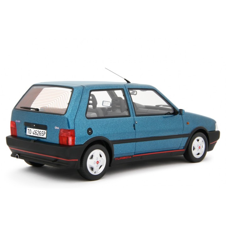 Fiat Uno Turbo i.e. 1.4 1990 modrá, Laudoracing-Model 1:18