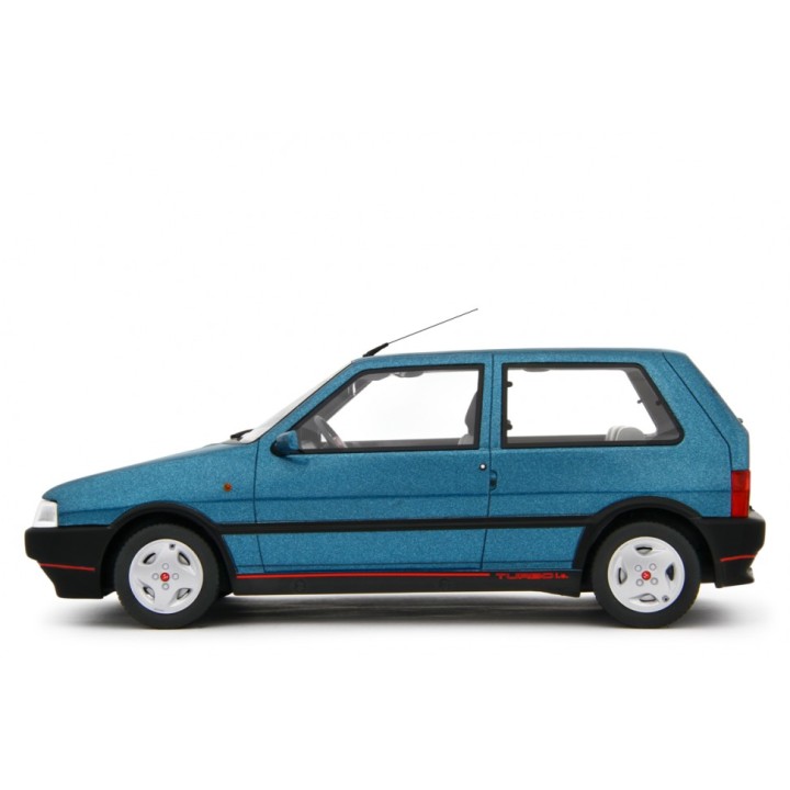 Fiat Uno Turbo i.e. 1.4 1990 blue, Laudoracing-Model 1/18 scale