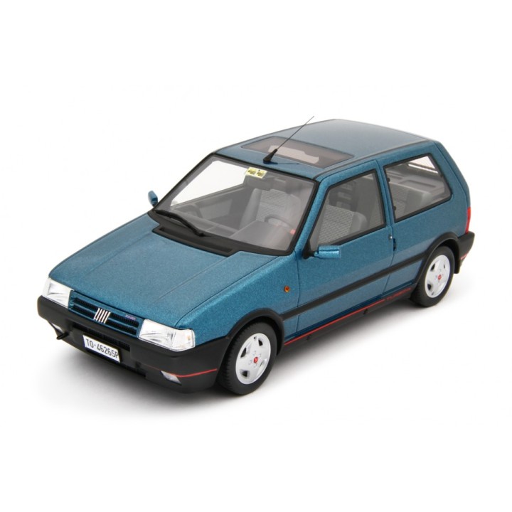 Fiat Uno Turbo i.e. 1.4 1990 blue, Laudoracing-Model 1/18 scale