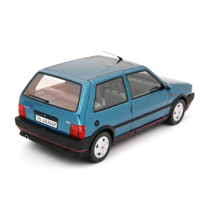 Fiat Uno Turbo i.e. 1.4 1990 modrá, Laudoracing-Model 1:18