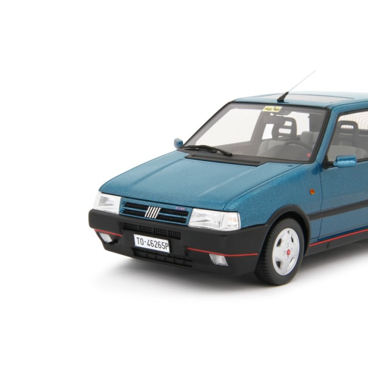 Fiat Uno Turbo i.e. 1.4 1990 modrá, Laudoracing-Model 1:18