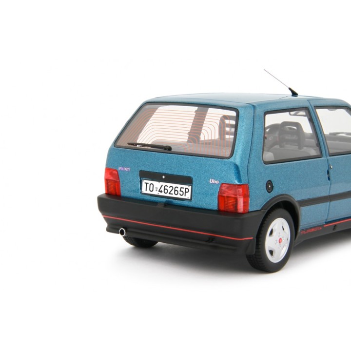 Fiat Uno Turbo i.e. 1.4 1990 modrá, Laudoracing-Model 1:18