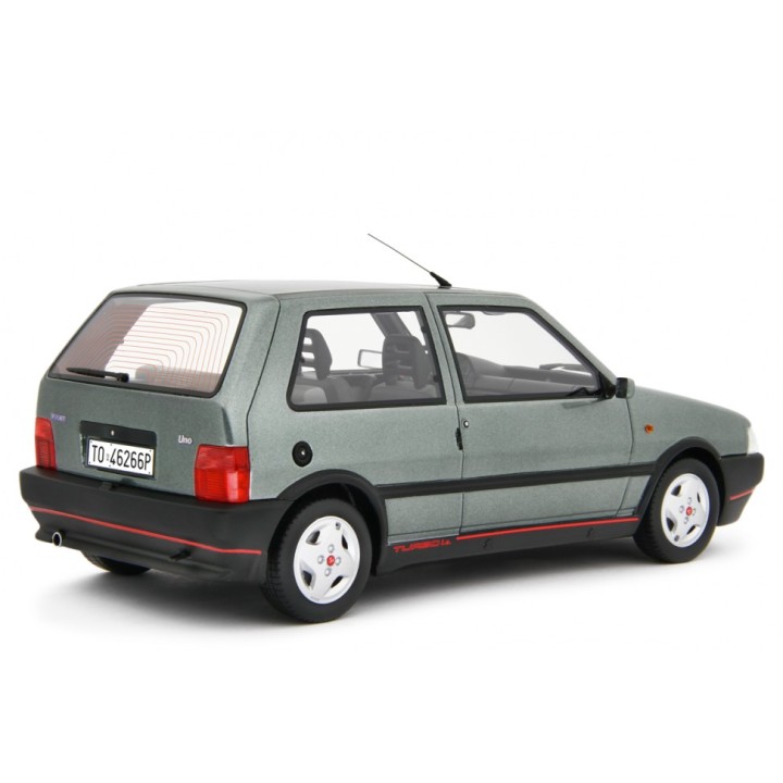 Fiat Uno Turbo i.e. 1.4 1990 silver, Laudoracing-Model 1/18 scale