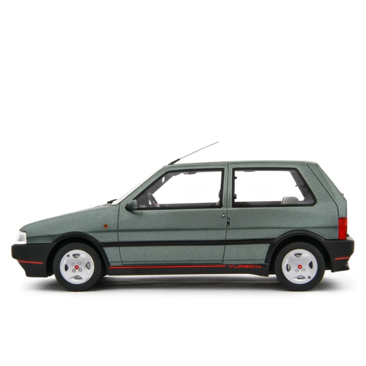 Fiat Uno Turbo i.e. 1.4 1990 silver, Laudoracing-Model 1/18 scale