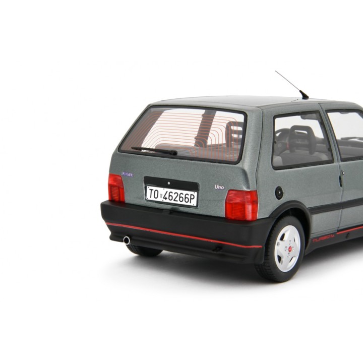Fiat Uno Turbo i.e. 1.4 1990 silver, Laudoracing-Model 1/18 scale