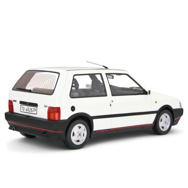 Fiat Uno Turbo i.e. 1.4 1990 silver, Laudoracing-Model 1/18 scale