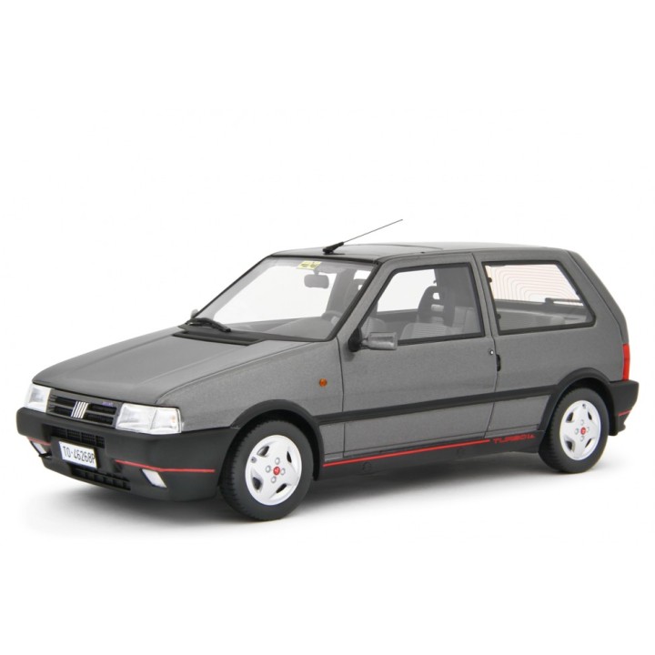 Fiat Uno Turbo i.e. 1.4 1990 grey, Laudoracing-Model 1/18 scale