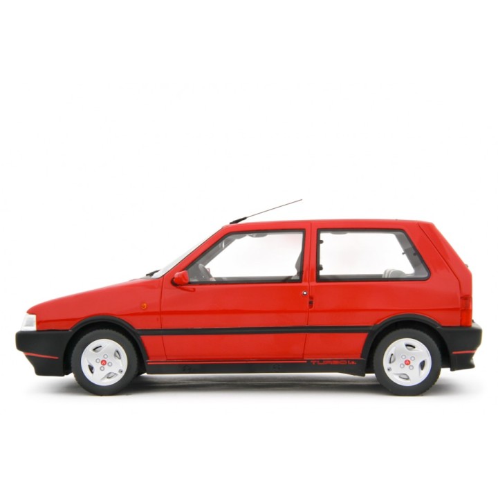 Fiat Uno Turbo i.e. 1.4 1990 red, Laudoracing-Model 1/18 scale