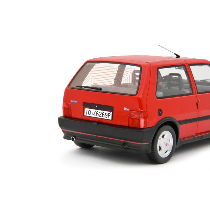 Fiat Uno Turbo i.e. 1.4 1990 červená, Laudoracing-Model 1:18