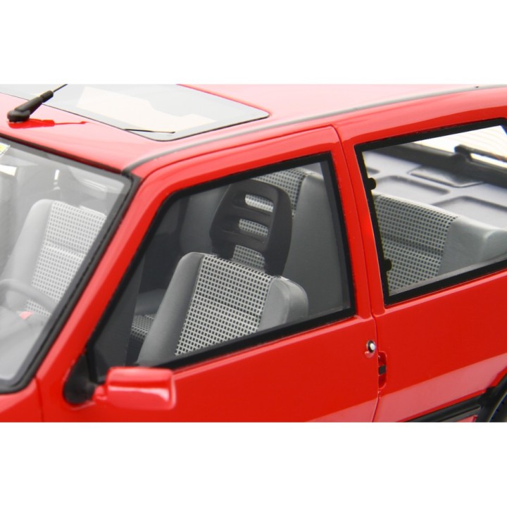 Fiat Uno Turbo i.e. 1.4 1990 red, Laudoracing-Model 1/18 scale