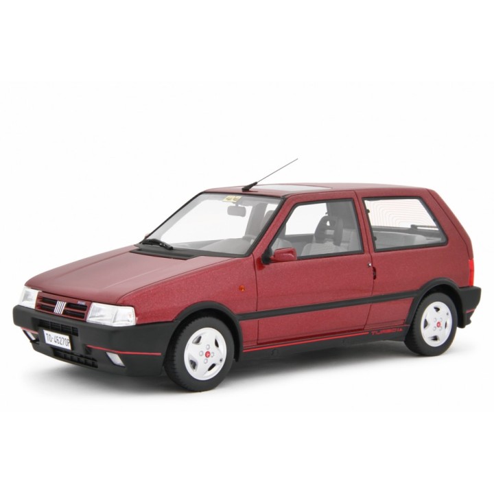 Fiat Uno Turbo i.e. 1.4 1990 červená m., Laudoracing-Model 1:18