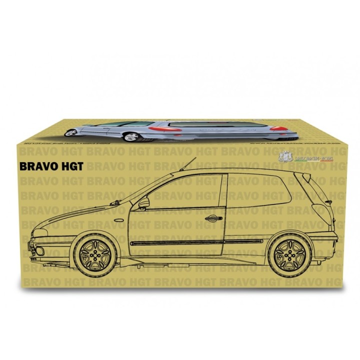 Fiat Bravo 2.0 HGT 1995 blue, Laudoracing-Model 1/18 scale