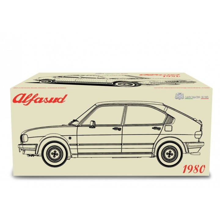 Alfa Romeo Alfasud 1.2 1980 red, Laudoracing-Model 1/18 scale